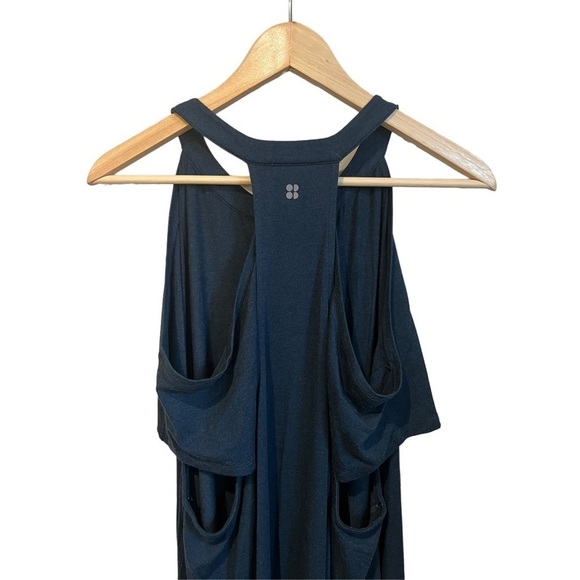 Sweaty Holistic Maxi Jersey Layered Athleisure Dress Large - Picture 7 of 7